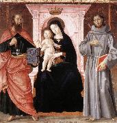 Madonna Enthroned with the Infant Christ and Saints jj